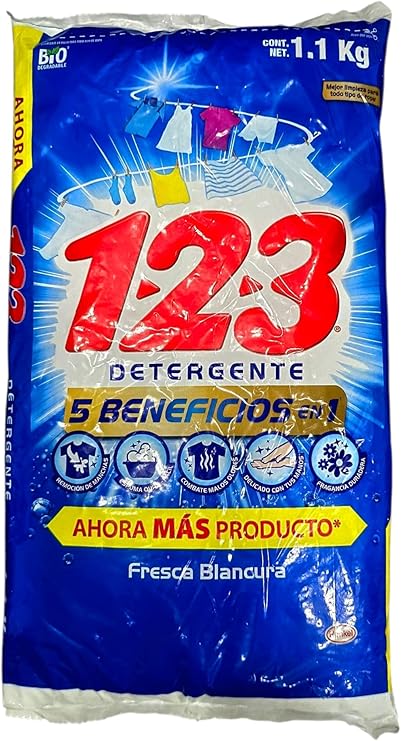 123 Laundry Detergent — 5-in-1 Multi-Action Formula