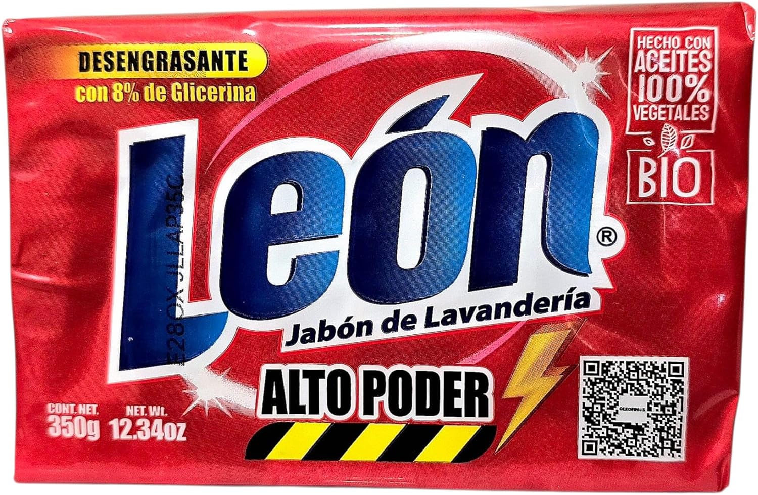 Jabón en Barra para Ropa de Bebé León — 12.35 oz